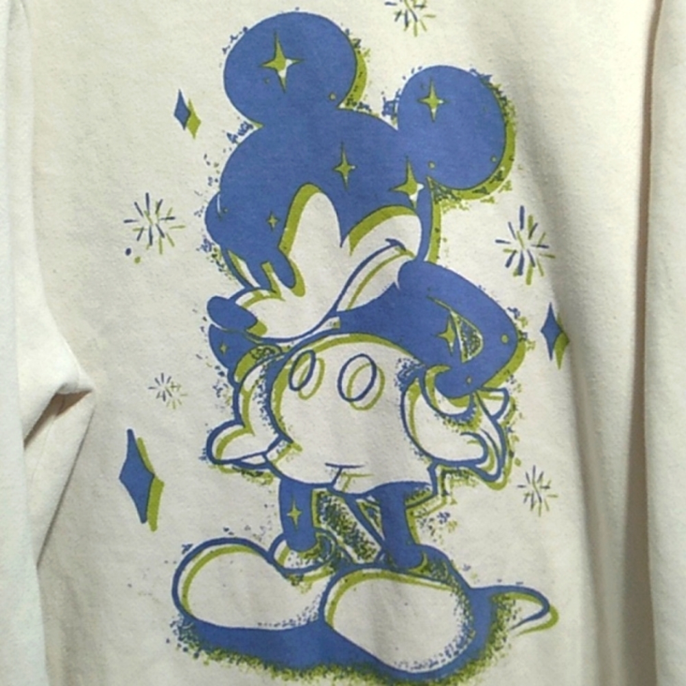 SALE! HTF! Disney Angry Mickey Mouse Sweater Sz.L Oversized Fit Unisex (BX23) - Picture 2 of 10
